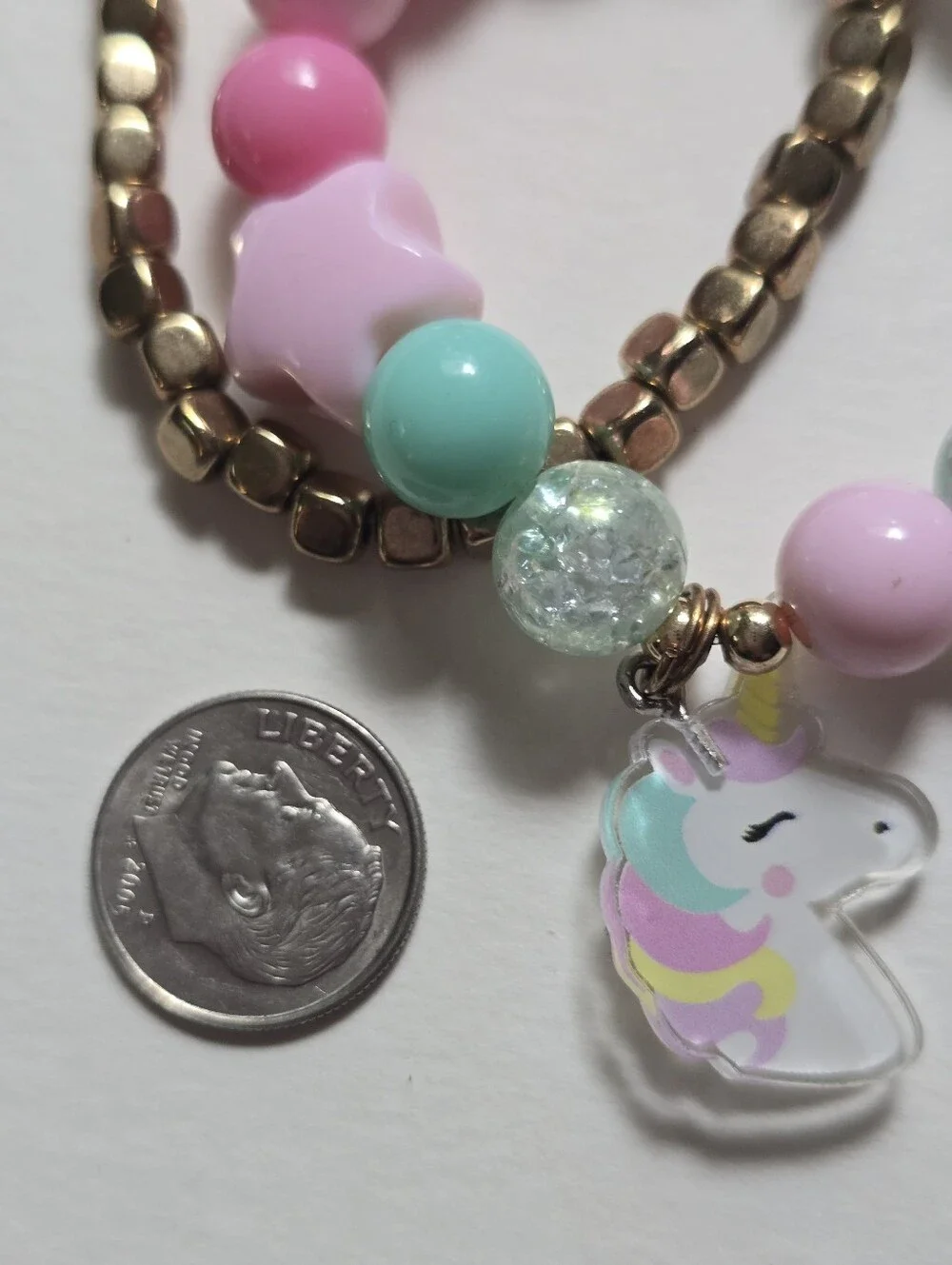 Pastel Unicorn Kids Bracelet Set